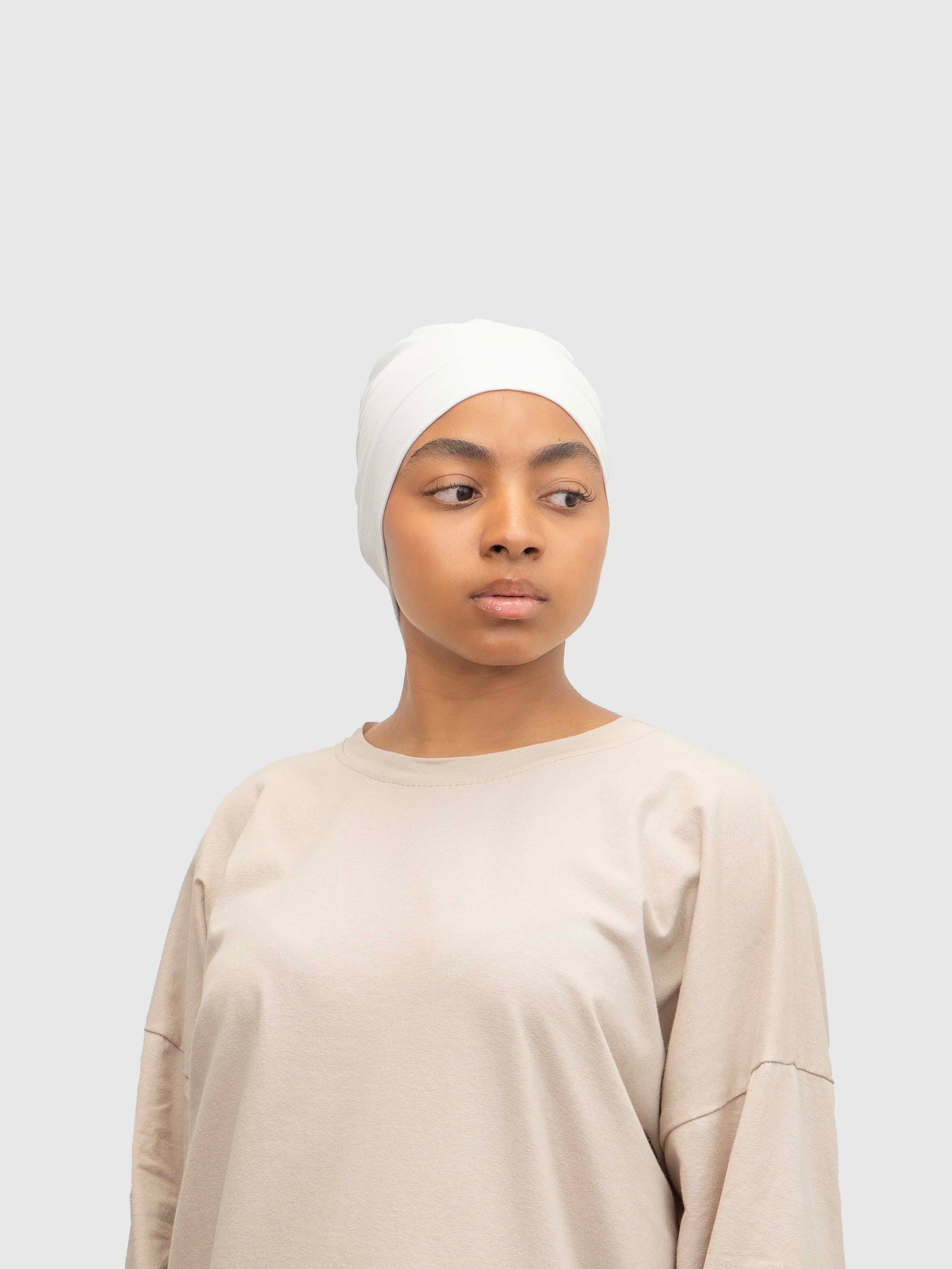 Fusion - Sous-hijab en coton bio et satin de soie