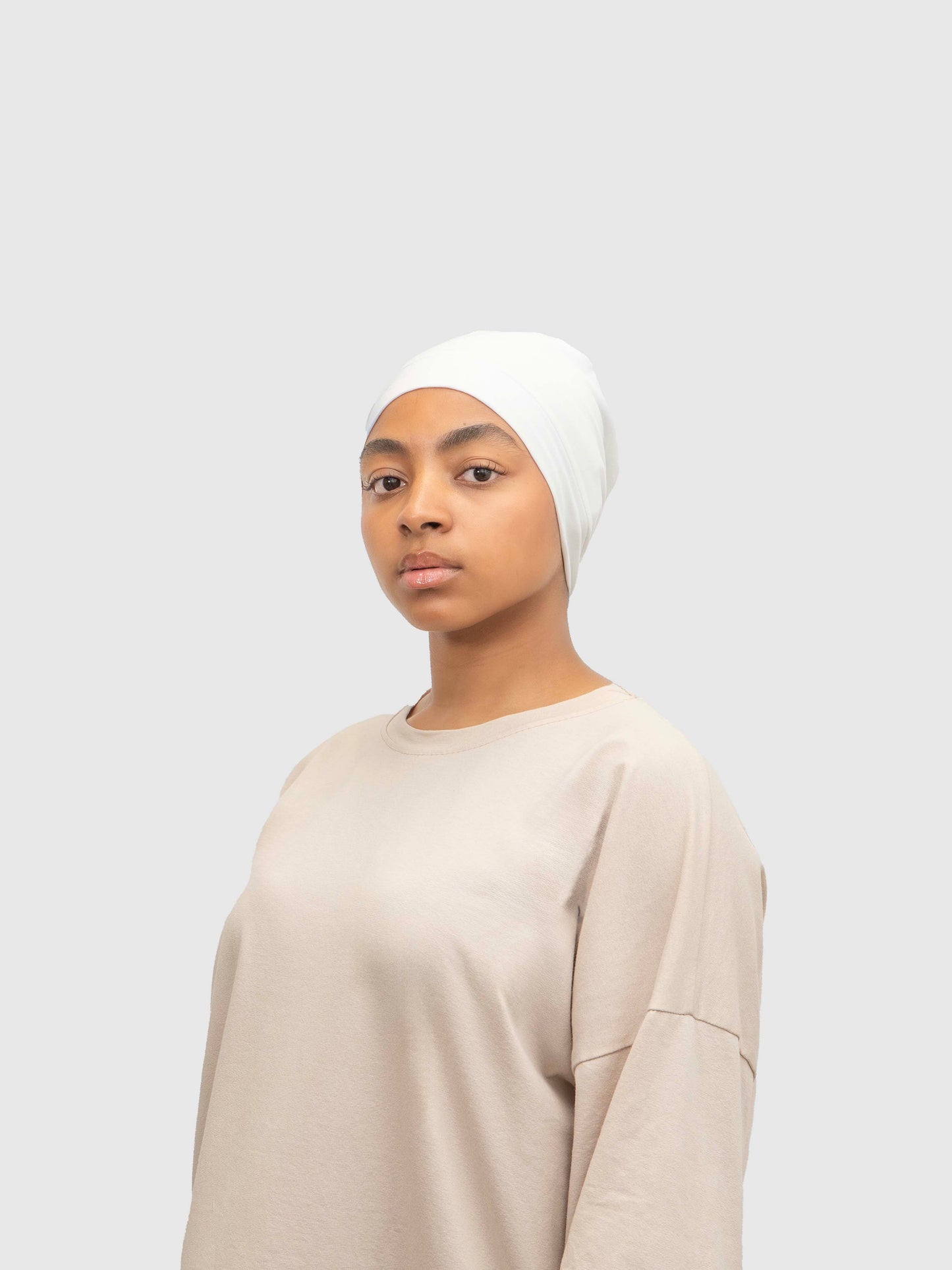 Fusion - Sous-hijab en coton bio et satin de soie