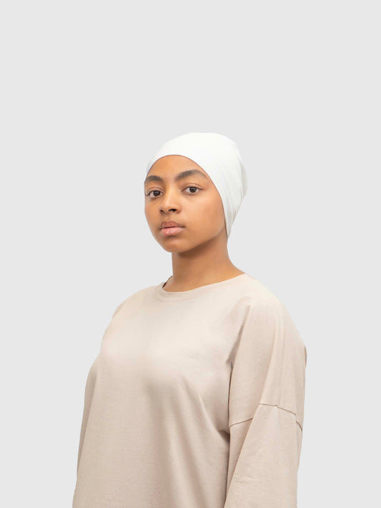Fusion - Sous-hijab en coton bio et satin de soie