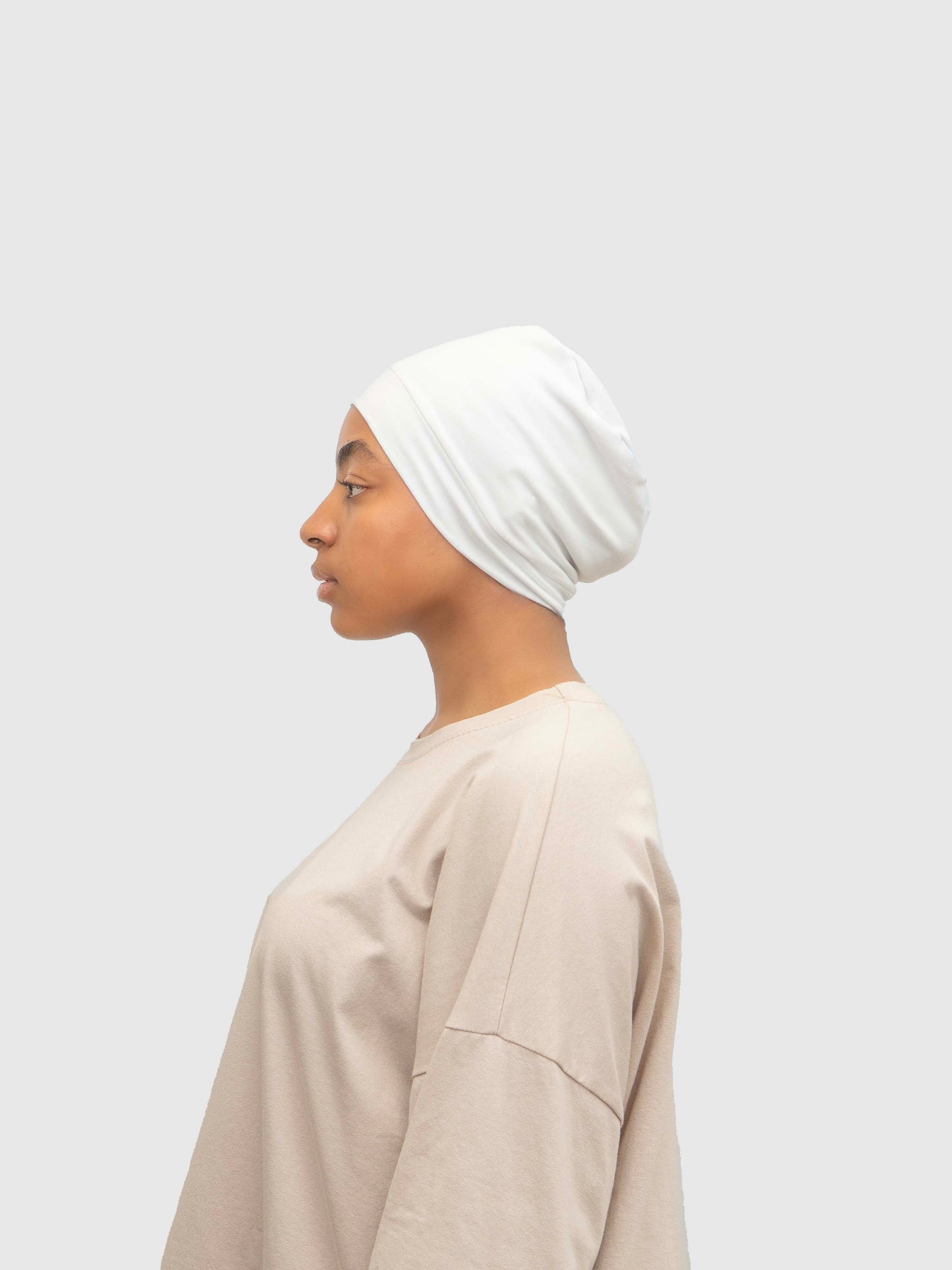 Fusion - Sous-hijab en coton bio et satin de soie