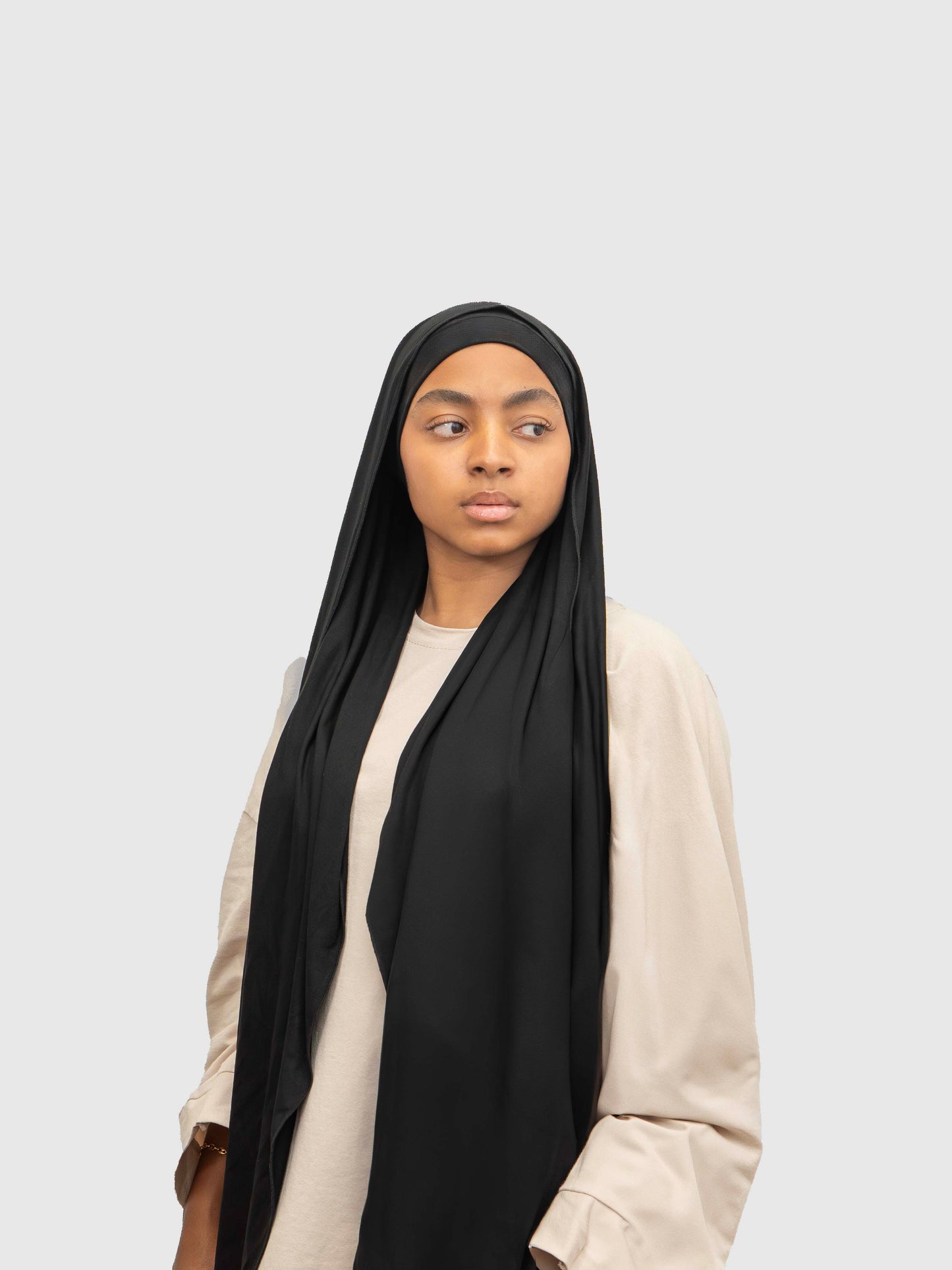 Fusion - Sous-hijab en coton bio et satin de soie